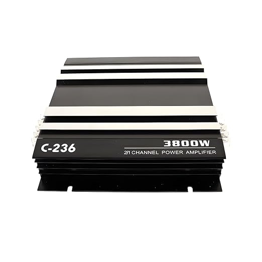 Car Power Amplifier 2-Channel Amplifier Stereo Audio Subwoofer Amp 12V (2 Channel)