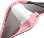 Car Steering Wheel Cover, Microfiber Leather Steering Wheel Cover Universal Fit 14.5-15 inch Anti-Slip Comfortable Breathable Car Wheel Protector for Men Women,Pink