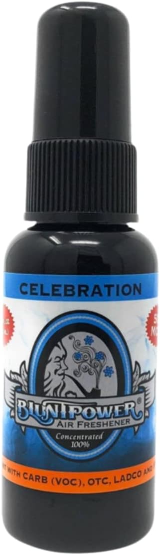 Air Freshener Spray, Oil Based Concentrated Air Freshener and Oil Diffuser, Air Freshener Spray for Car, Room, Bathroom, Odor Eliminator and Room Deodorizer, Celebration, 1.5 oz