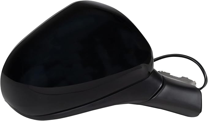 Passenger Side Mirror Assembly Power Paint to Match Smooth Black Blind Spot Compatible with 2019-2020 Hyundai Santa Fe