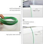 Car Door Protector Edge Guards Rubber U Shape Edge Trim Seal Strips Protector Car Door Edge Protection for Car Auto Vehicle 10M