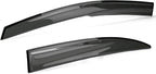 Fit 2006-2011 Honda Civic Sedan 4-Door Only Tape On External Window Visor |, Acrylic, Smoke Tinted, Sun Rain Wind Guards Shield, Vent Wind Deflector, Rainproof & Anti Fog, Waterproof