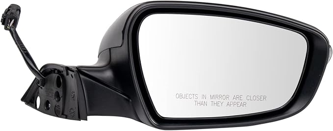 Passenger Side Power Folding Heated Paint to Match Mirror with Puddle Light Compatible with 2014-2016 Kia Forte Forte5 KI1321184