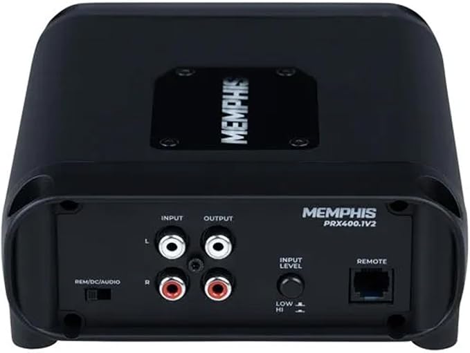 Memphis PRX400.1V2 Monoblock Subwoofer Amplifier - 400 Watts RMS x 1 at 2-Ohm