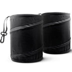2 Pack, 1 Gallon Car Trash Can | Waterproof Collapsible Pop-Up Car Bin (2 Pack, 1 gal)
