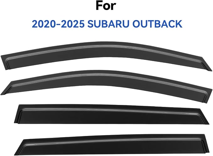Window Visors Rain Guards Shield for 2020 2021 2022 2023 2024 2025 Subaru Outback, Out-Channel Window Vent Wind Deflectors Visors Shades for 20-25 Outback