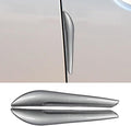 Craedli 2PCS Car Door Edge Guards, Anti-Scratch Car Door Protector, Universal Self-Adhesive Auto Side Door Anti-Collision Trim Strips, Exterior Rearview Bumper Protective Sticker for Cars (Silver)