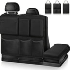 Car Trunk Organizer for Acura MDX 2007–2013, Large Capacity Hanging Rear Seat Organizer, Foldable Backseat Trunk Organizer for SUV Cargo Storage | multiple storage pockets keeps tools, groceries, emergency supplies and travel essentials neatly organized