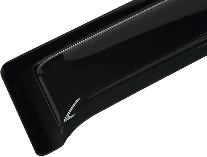 Window Visors Rain Guards Vent Deflectors for 2014-2018 Chevrolet Silverado & GMC Sierra 1500 2500HD 3500HD Crew Cab, 4pcs
