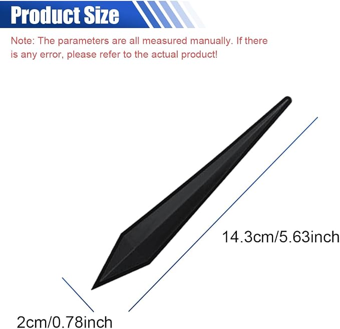 4PCS Car Door Edge Guard Protector, Self-Adhesive Vehicle Rearview Mirror Anti-Collision Strip, PVC Anti-Scratch Bumper Trim Guard, Universal Auto Body Accessory for Car SUV Truck (Black)