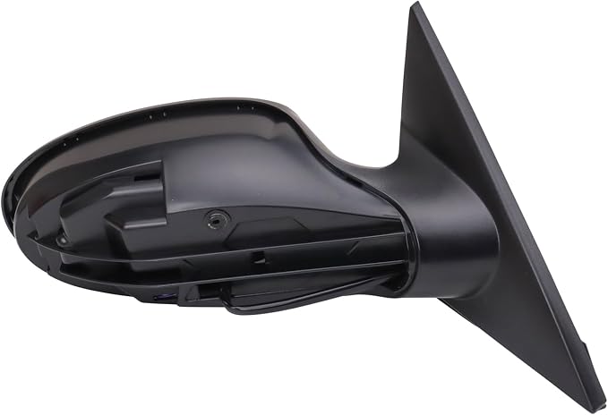 Passenger Side Mirror Assembly Electric Adjustment Non-Heated No Memory Black Compatible with 2002-2004 Nissan Altima S SE SL