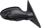 Passenger Side Mirror Assembly Electric Adjustment Non-Heated No Memory Black Compatible with 2002-2004 Nissan Altima S SE SL