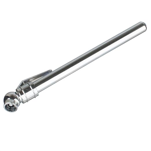 Pencil Tire Pressure Gauge 1-20 PSI Low Pressure for ATV Golf Cart Lawn | Chrome-plated brass body, 1-20 PSI / 10-140 kPa / 0.1-1.4 bar. For golf carts, ATVs and lawn tractors. Mechanical, no battery