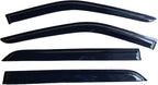 Window Visors Rain Guards for Nissan Kicks 2018-2024 | 4PCS Out-Channel Vent Visors | Smoke Tinted Wind Deflectors | Reduce Rain Noise, Improve Airflow | Easy No-Drill Install