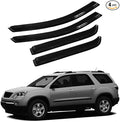 Tape-On Rain Guard 4-Piece for 07-16 GMC Acadia/07-10 Saturn Outlook Windows Visor Shield Shade Smoke 94632