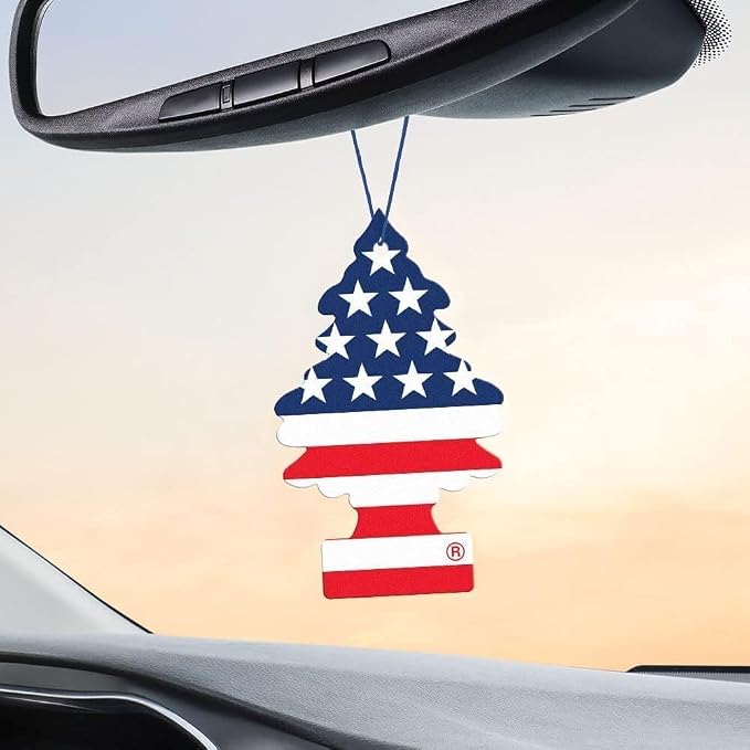 Car Air Freshener | Hanging Paper Tree for Home or Car | Vanilla Pride | Single Pack
