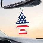 Car Air Freshener | Hanging Paper Tree for Home or Car | Vanilla Pride | Single Pack