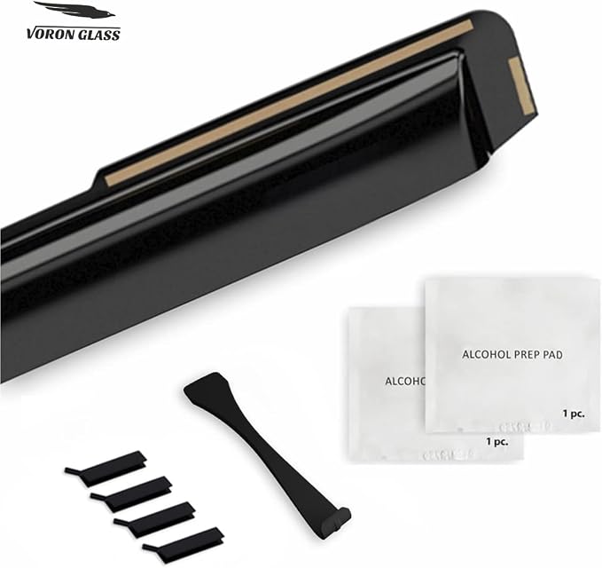 Voron Glass in-Channel Extra Durable Rain Guards for Chevrolet (Chevy) Avalanche 2007-2013, Window Deflectors, Vent Window Visors, 4 Pieces - 200266