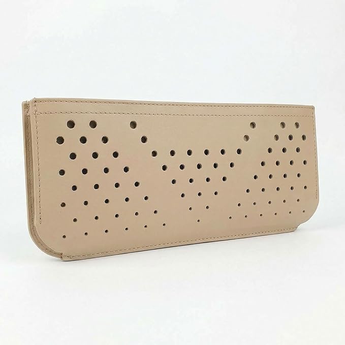 Car Seat Side Pocket Organizer, PU Leather Water-Resistant Car Console Storage Bag, Multifunctional Auto Interior Door Tray Pouch Organizer Accessories for Phone Keys Sunglasses (Beige)