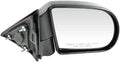 Passenger Side View Mirror Manual Adjustment Heated No Memory Textured Compatible with 1999-2005 Chevy Blazer 1998-2004 S10 S15 Sonoma 1999-2000 GMC Jimmy 1999-2001 Oldsmobile Bravada