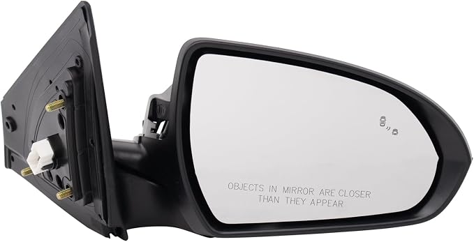 Passenger Side Mirror Assembly Power Heated Blind Spot Foldaway Paint to Match Compatible with 2017-2020 Hyundai Elantra