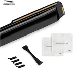 Voron Glass in-Channel Extra Durable Rain Guards for Trucks GMC Sierra 2007-2013 Crew Cab, Window Deflectors, Vent Window Visors, 4 Pieces - 220002v
