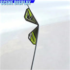 Craedli 2PCS Sport Style Car Door Edge Protector, Anti-Collision Automotive Door Corner Guards, Universal Self-Adhesive Vehicle Exterior Decoration Accessories for Car, Truck, SUV (Green)