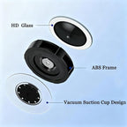 Blind Spot Mirrors 2 Pack, HD Glass Convex Blindspot Mirror with Vacuum Suction Cup, Side Mirror Blindspot with Wide Angle Adjustable for Cars, SUVs, Trucks, and Motorcycles