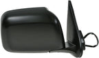 Passenger Side Mirror Assembly Power Foldaway Smooth Black Paint to Match Compatible with 1997-1998 Toyota 4Runner 1999 4Runner To 5/31/99 Production Date