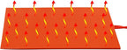 4PCS 12V 25W Silicone Heating Pad Rubber Flexible Heater Mat 80mm X 100mm