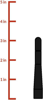 Stubby Antenna Compatible with GMC Canyon 2006-2014 | 3.2 inches | Short Antenna Replacement | Made in The USA