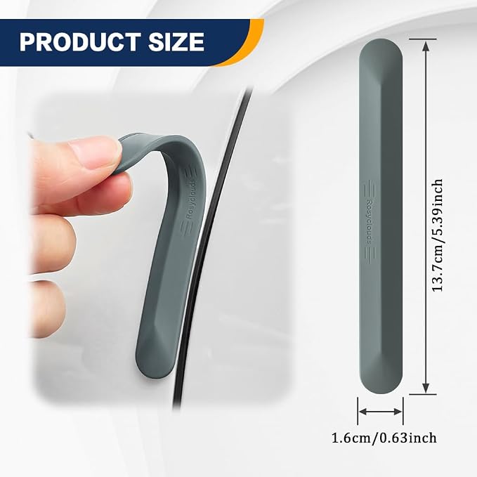 4PCS Silicone Car Door Edge Guard, Car Door Protector, Self Adhesive Crash Scratch Strips Accessories Protector, Auto Accessories Decorative Anti-Collision Strip for Sedans Truck SUV (Gray)