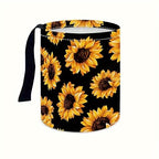 Portable Reusable Waterproof Car Trash Bin, Multipurpose Vehicle Organizer, Road Trip Essentials (sunflower2)