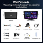 Car Stereo Radio Upgrade for Toyota RAV4 2006 2007 2008 2009 2010 2011 2012 with 9 Inch IPS HD Touch Screen/Android12/5G WiFi/Wireless CarPlay Android Auto/GPS FM/SWC Bluetooth 1080P Backup Camera
