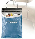 Hanging Car Trash & Garbage Bags, Disposable, Blue 7 Count | Leakproof, Smell-Proof, Recycled Plastic, Headrest & Console Mount, Bin for Truck, SUV, RV, Boat & Road Trips