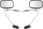 Mirror Set for 1987-1991 Ford Bronco 1987-1991 Ford F-150 | for 1987-1991 Ford Bronco 1987-1991 Ford F-150 Driver and Passenger Side with Chrome Housing Chrome