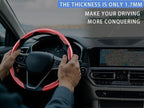 Steering Wheel Covers, 3PCs Leather Anti-Skid Clip on Car Steering Wheel Cover Protector Universal for Most Car Wheel, Beige