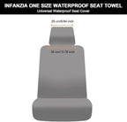 Premium Waterproof Seat Cover Towel Protector Neoprene Universal Fit, Upgraded 100% Washable & Removable Non-Slip Sweat Carseat Towel Covers, Perfect for Gym/Yoga/Workout（Purple,2PCS
