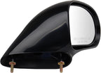 Passenger Side Mirror Assembly Manual Adjustment Non-Heated No Memory Textured Compatible with 1992-1999 Buick LeSabre Oldsmobile 88 GM1321201