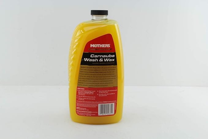 California Gold Carnauba Wash & Wax,64 oz.—Cleans,Shines & Protects–Gentle,pH Balanced, Ultra-Sudsy for a Spot-Free,Brilliant Finish.Biodegradable&Won't Strip Wax or Ceramic(05674) (Pack of 2)