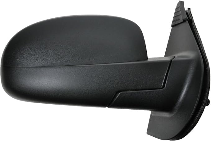 Passenger Side Mirror Assembly Manual Adjustment Non-Heated No Memory Textured Compatible with 2007-2013 Chevrolet Silverado 1500 3500 HD GMC Sierra 2500 2007-2011