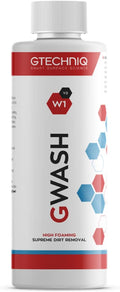 Car Shampoo. Auto W1 GWash Shampoo for Cars. Dirt and Stain Remover Car Cleaning Kit with Pink Grapefruit Fragrance. 100% Biodegradable Foam Cleaner, Wheel Cleaner and Screen Wash - 1L | Advanced Car Care Solution, Enhances Protection and Shin...