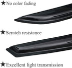 Tape On Window Visors Rain Guards for Hyundai Tucson 2016-2021,Sun Wind Deflectors Side Window Vent Guard Shade,Car Accessories 4-Pieces Set