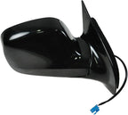 2 Piece Driver and Passenger Side Mirror Assembly Set Electric Adjustment Non-Heated No Memory Black Compatible with 2002-2007 Buick Rendezvous GM1320300 GM1321300