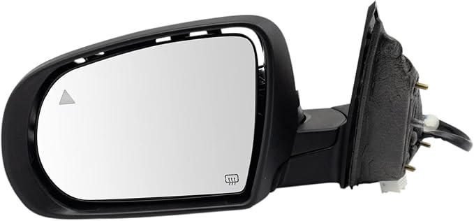 Driver & Passenger Side Mirror Set Power Heated Manual Folding Turn Signal Blind Spot Puddle Light Paint to Match Compatible with 2014-2018 Jeep Cherokee CH1320428 CH1321428