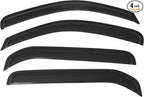 Tape On Window Visors Fits for 2005-2016 Nissan Xterra, Side Auto Window Wind Deflectors, Ventshade, Rain Guards for Cars/Trucks
