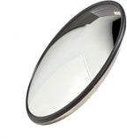 8 1/2" Convex Mirror Stainless Steel with Offset Stud Mount | F245670
