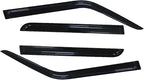 Tape-On Window Visors 4-Piece for 2007-2018 Jeep Patriot Sun Rain Guard Shield Shade Smoke 94359