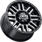 16x8 348 Nexus Gloss Black Machined Face Wheel 8x6.5 (0mm)