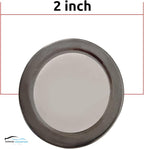 Blind Spot Car Mirror 2 Pack-2 Inch Round Rear View Convex Mirrors for Cars/SUVs/Motorcycles/Trucks/Trailers/Snowmobiles/Bicycles/RVs/Boats/Golf Carts with Rust Resistant Frame-HD Real Glass